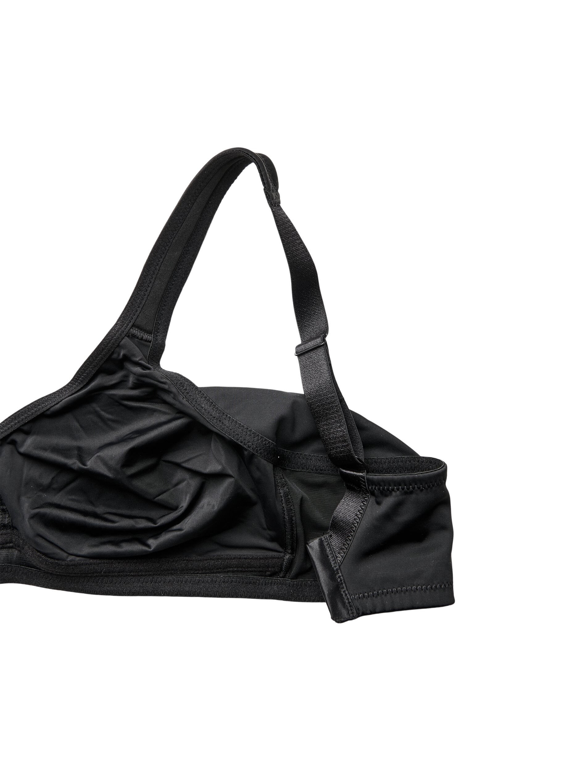 ZizziBequemer BH mit gepolsterten Tr&auml;gern, Schwarz, Packshot image number 3