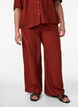 Lockere Hose mit elastischem Bund und Taschen, Rot, Model image number 2
