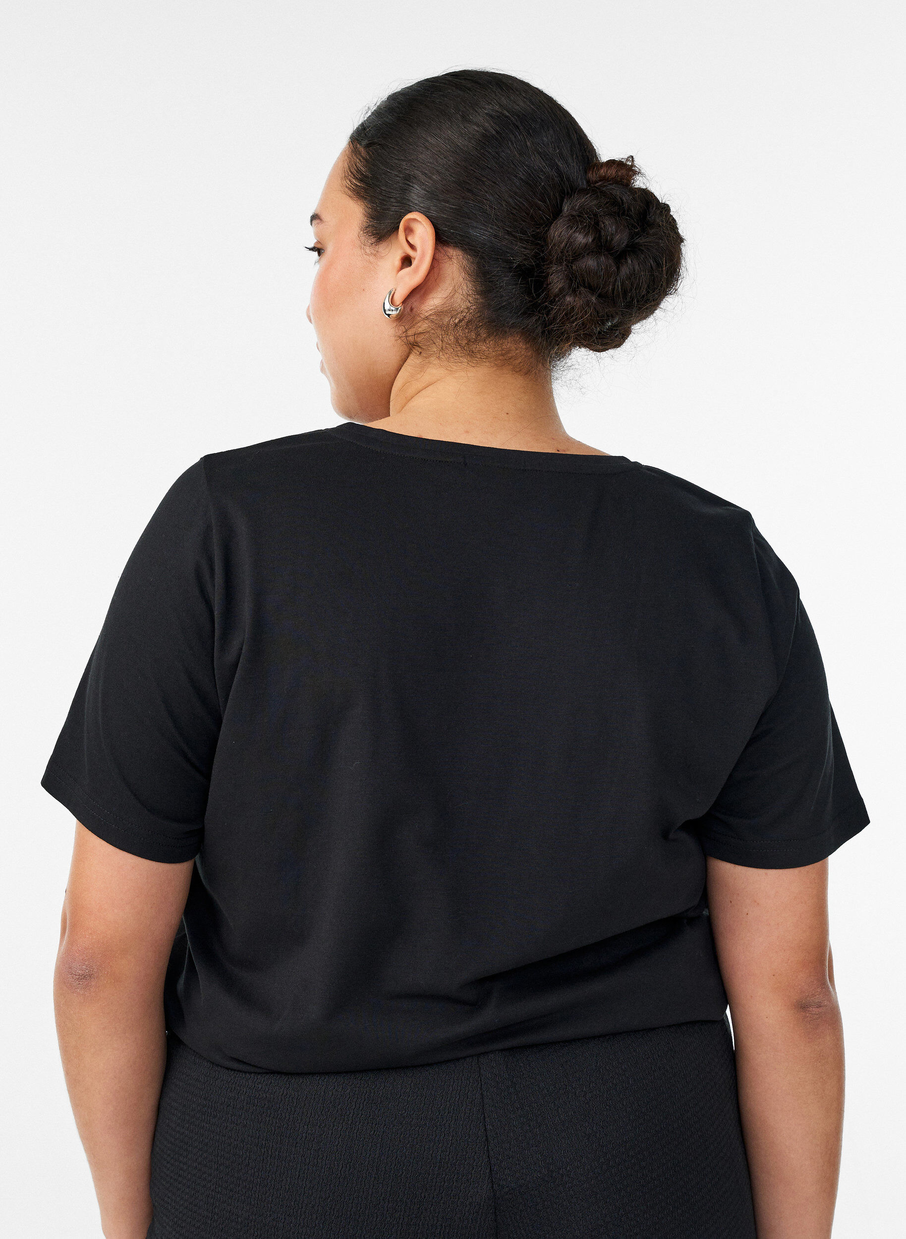 ZizziT-Shirt mit Print, Schwarz, Model image number 2