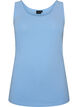 Haut basic uni en coton, Bleu Clair, Packshot image number 0