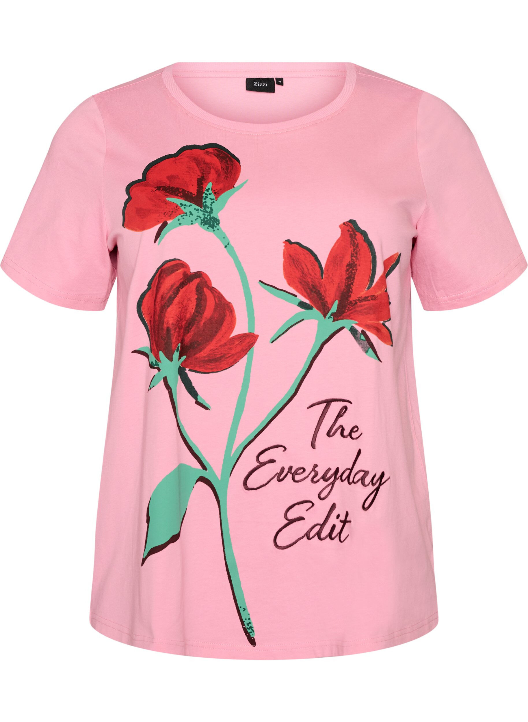 T-Shirt aus Baumwolle mit Frontprint