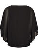 Chiffonbluse mit Balloneffekt, Schwarz, Packshot image number 1