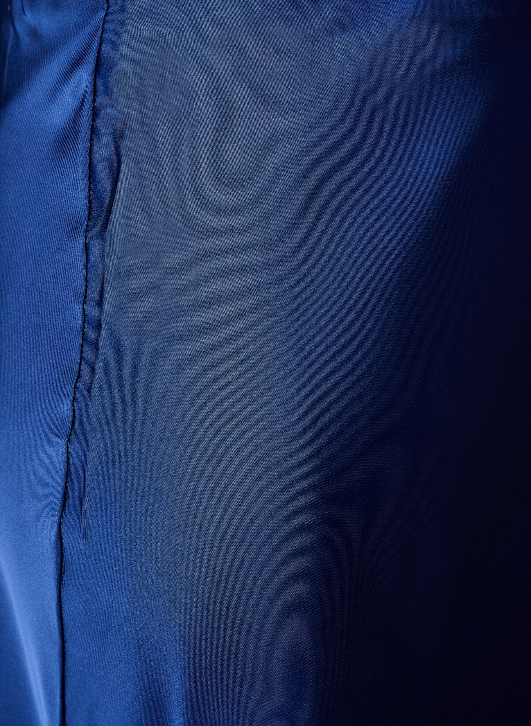 ZizziJupe midi en satin, Bleu, Packshot image number 2