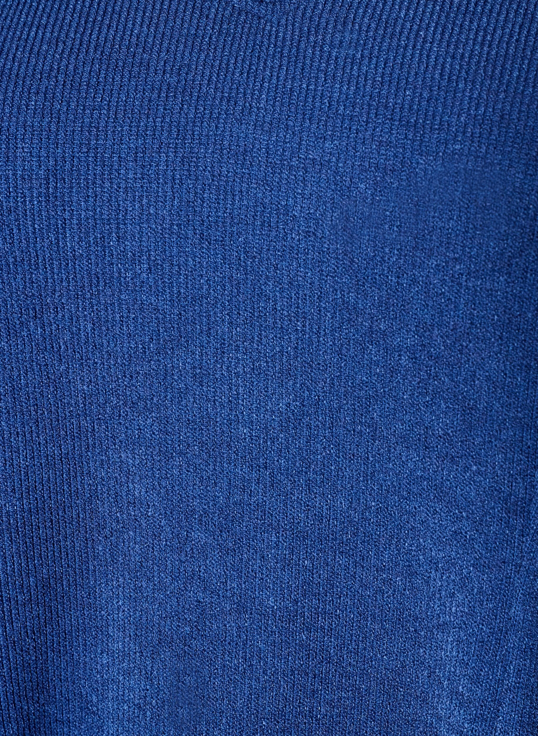 ZizziBlouse en jersey c&ocirc;tel&eacute; &agrave; coupe &eacute;vas&eacute;e, Bleu, Packshot image number 2