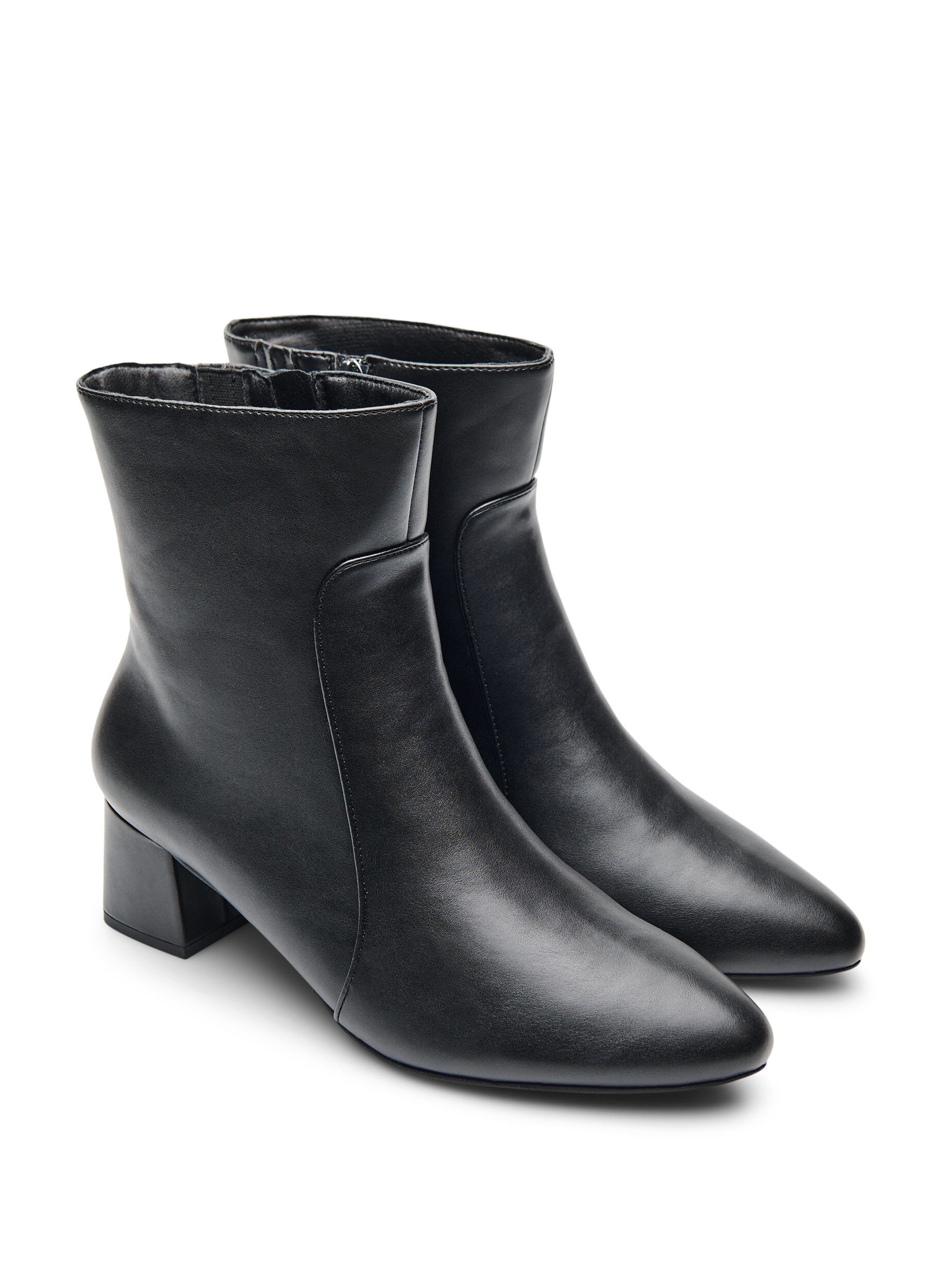 Zizzi Large - Bottines &agrave; talon bloc, Noir, Packshot image number 1