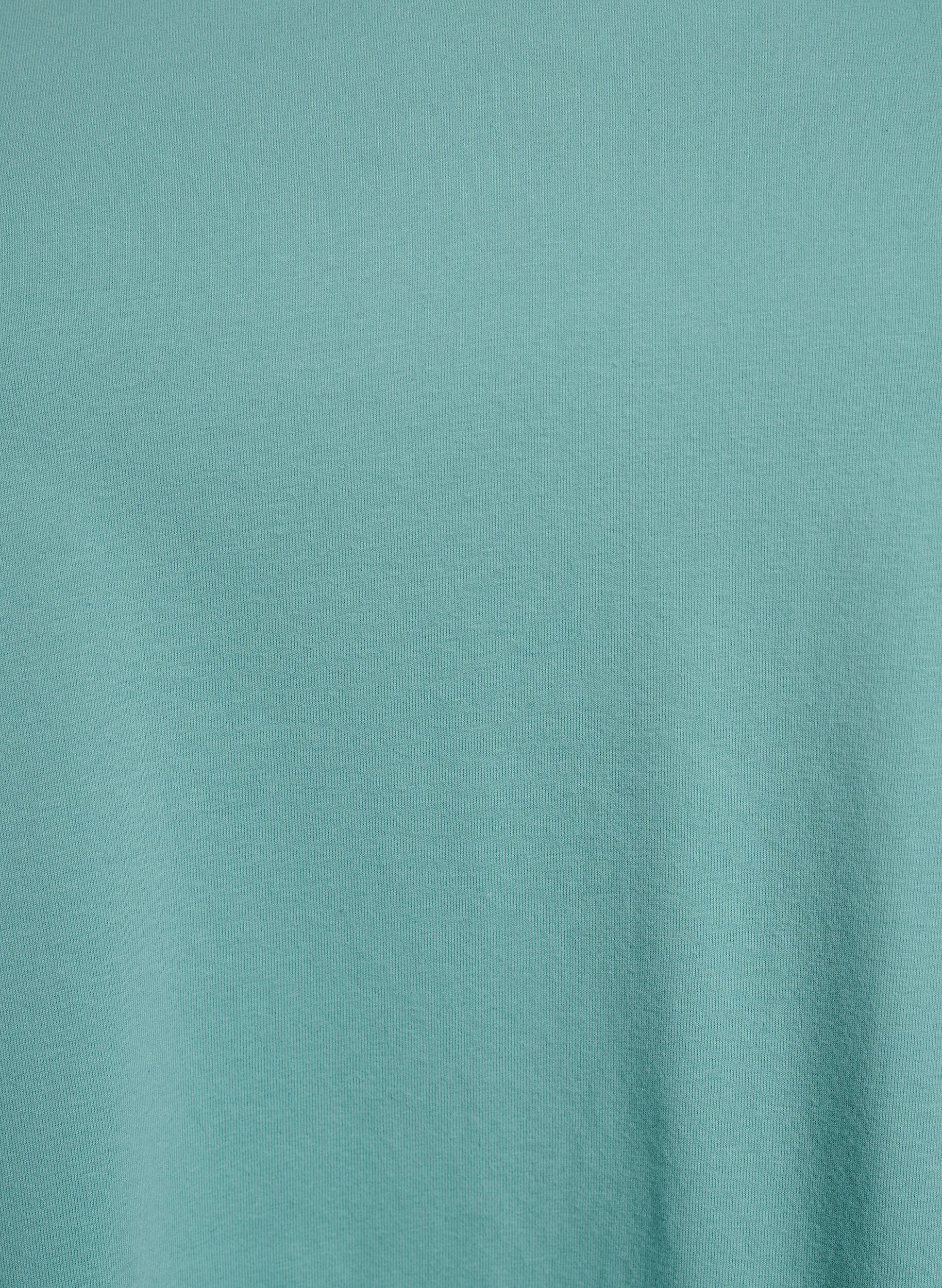 ZizziT-shirt basic uni en coton, Vert, Packshot image number 2