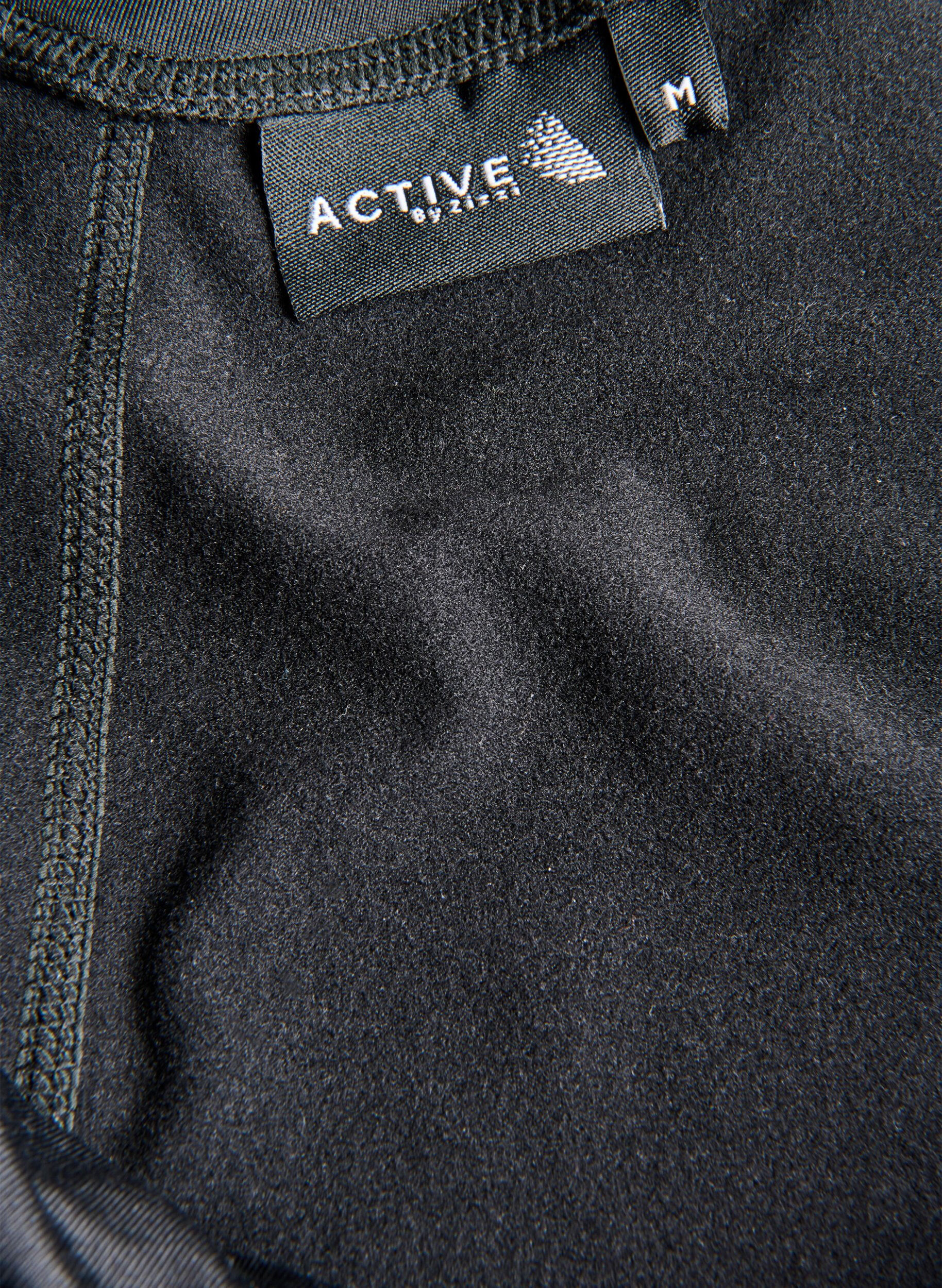 ZizziTrainingstights mit Fleecefutter, Schwarz, Packshot image number 3