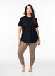 Basic Leggings aus Viskose, Braun, Model image number 1
