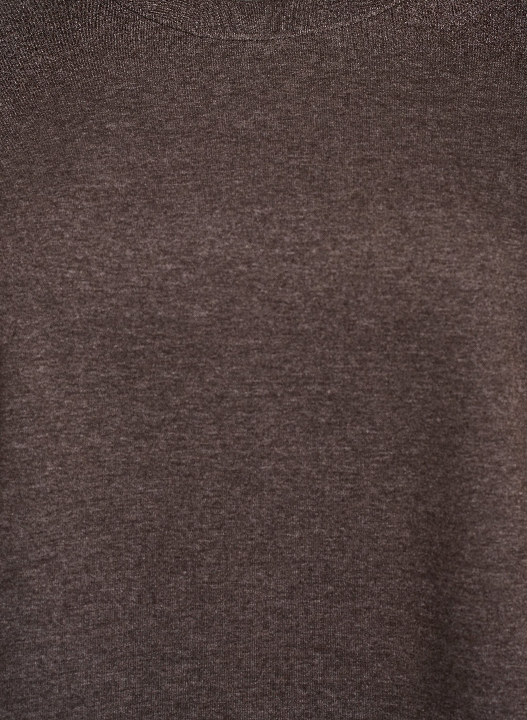 ZizziSweat-shirt &agrave; col ras du cou, Marron, Packshot image number 2