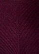 Robe courte en maille avec un motif textur&eacute; en V, Bordeaux, Packshot image number 2