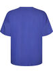 T-shirt en coton bio avec un petit motif sur le devant, Bleu, Packshot image number 1