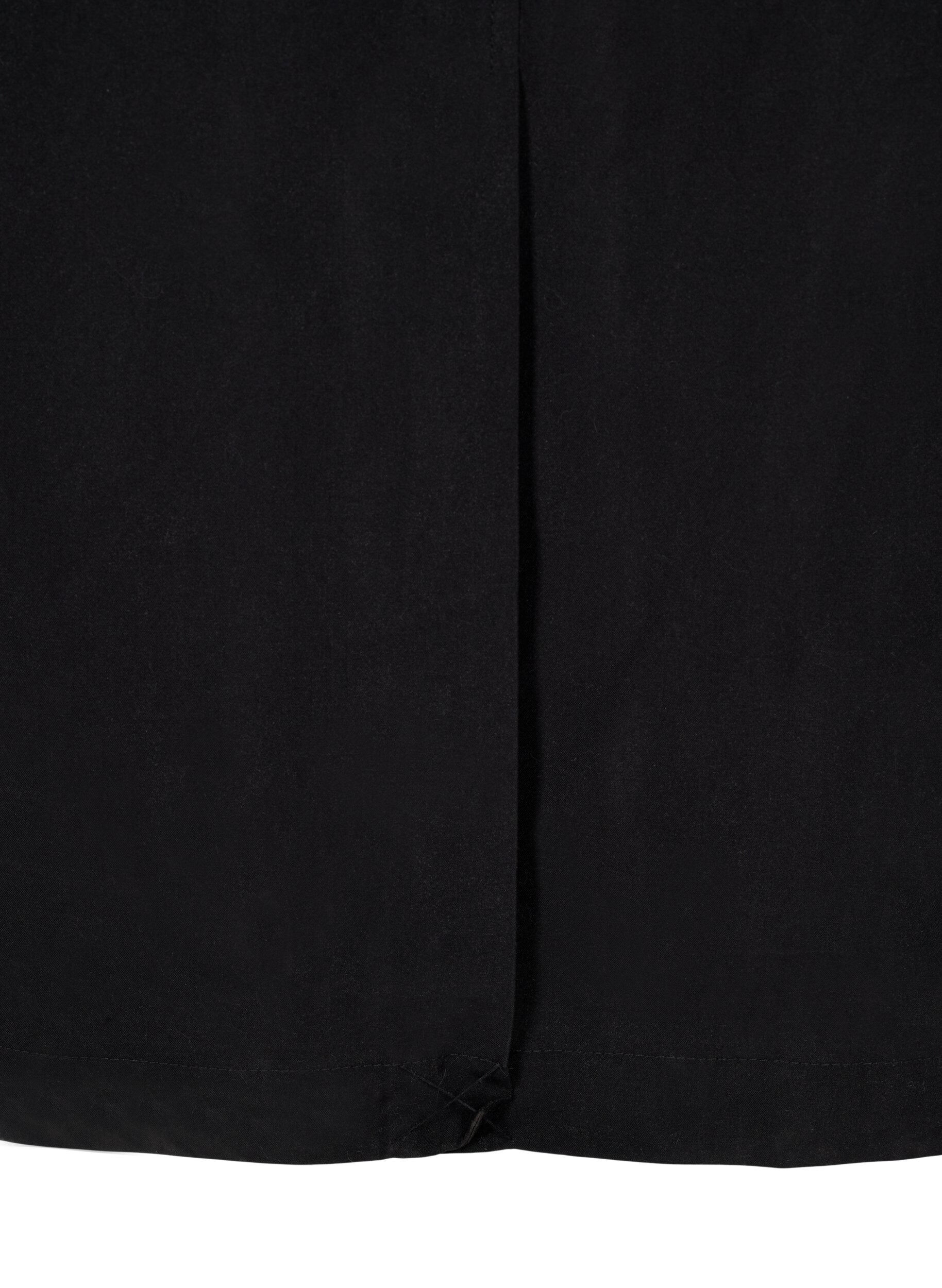 Zizzi Langer Trenchcoat mit G&uuml;rtel, Black, Packshot image number 3