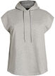Gilet de sweat &agrave; capuche avec &eacute;paulettes, Gris, Packshot image number 0