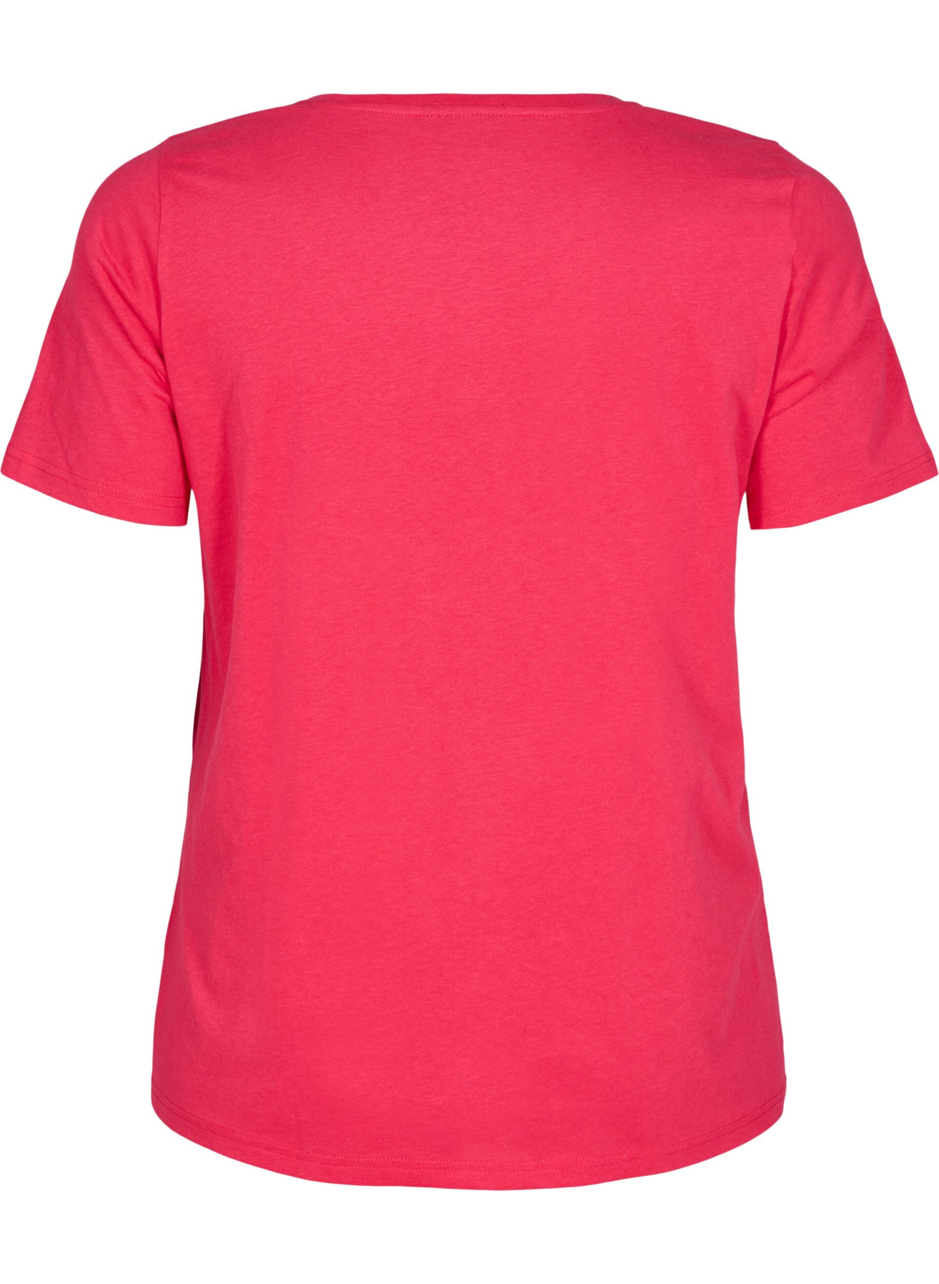 Zizzi FLASH - T-Shirt mit Print, Rot, Packshot image number 1