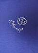 T-shirt en coton bio avec un petit motif sur le devant, Bleu, Packshot image number 2