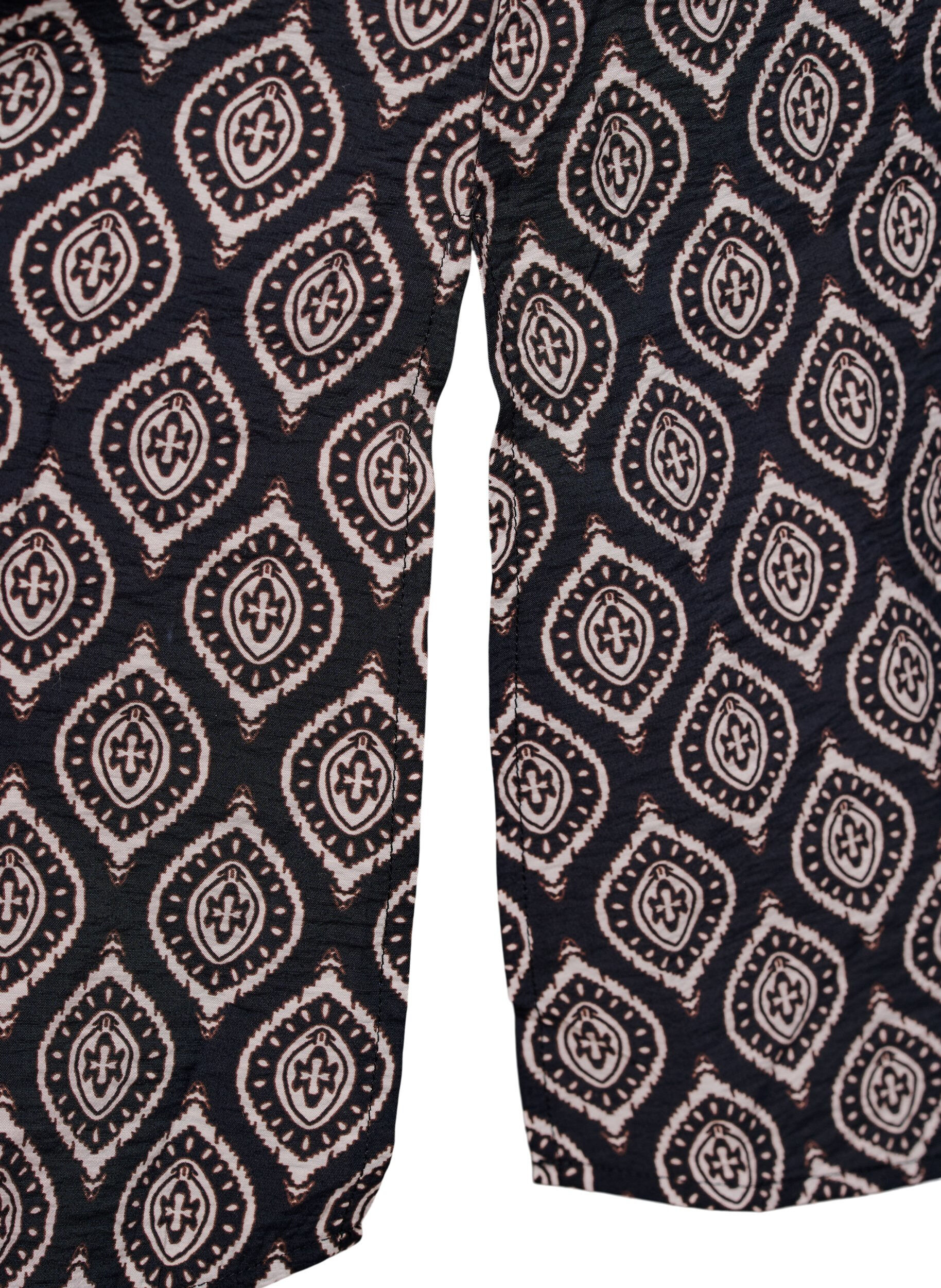 ZizziRobe &agrave; col en V en viscose, Bleu, Packshot image number 3