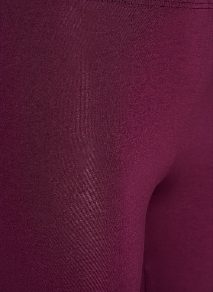 Basic Leggings aus Viskose, Dunkles Bordeaux, Packshot image number 2