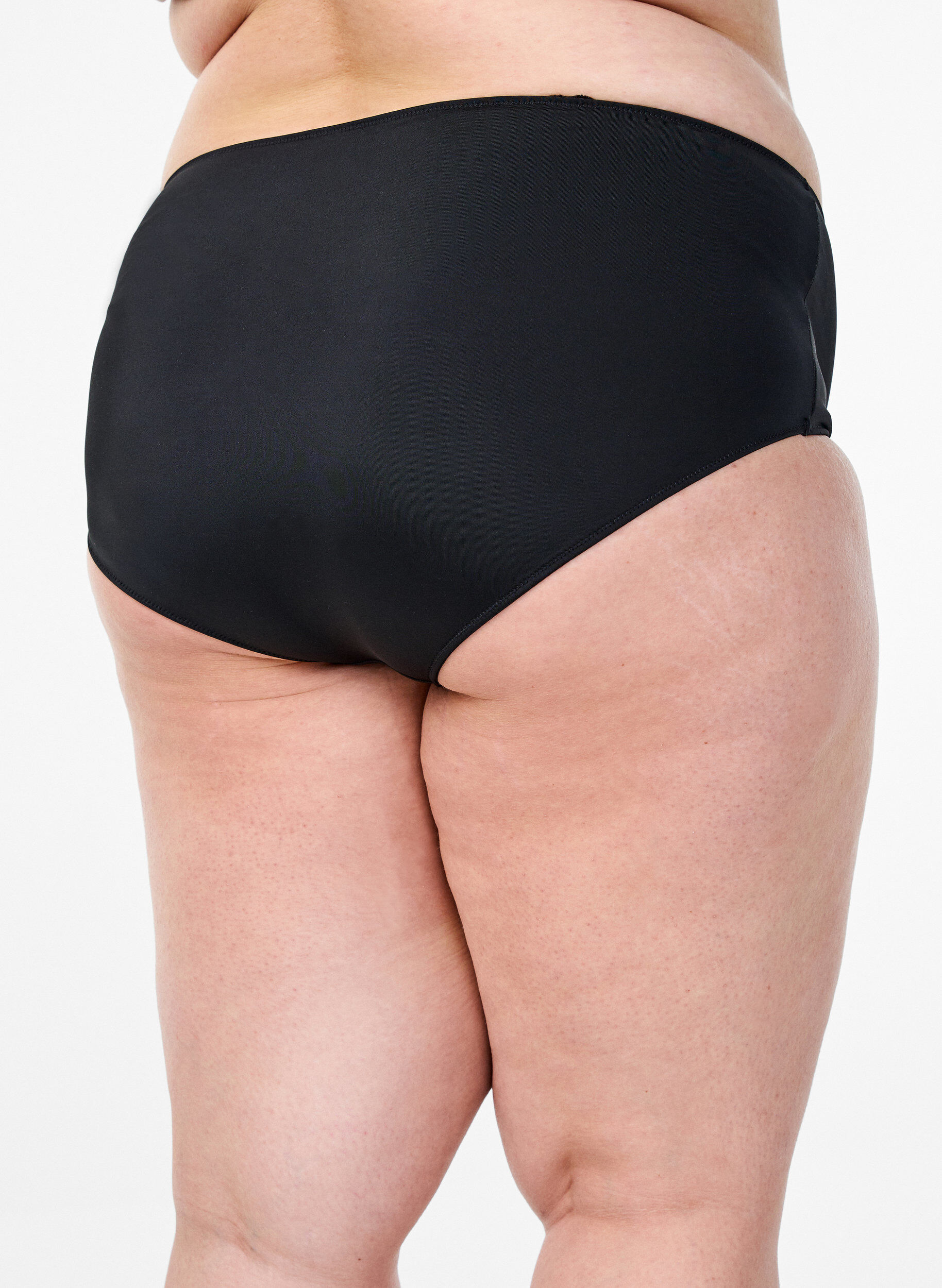 ZizziCulotte brief en microfibre avec poche int&eacute;rieure, Noir, Model image number 1