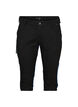 Slim Fit Capri-Jeans mit Taschen, Schwarz, Packshot image number 0
