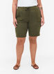 Short en coton ample avec poches, Vert, Model image number 4