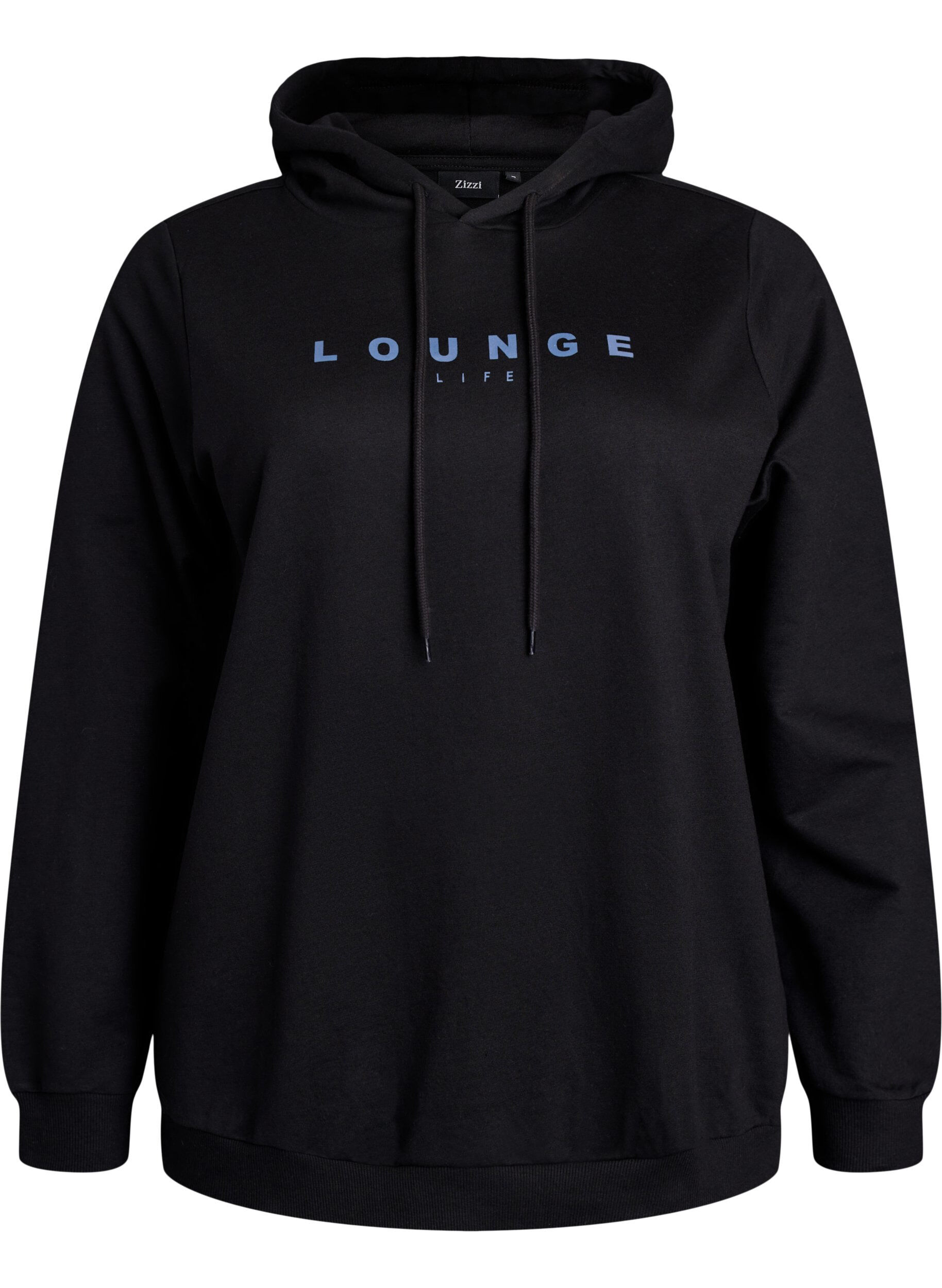 Sweatshirt mit Kapuze und Aufdruck