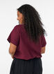 T-Shirt mit Knopfleiste, Dunkles Bordeaux, Model image number 2