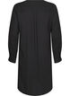 Lange Bluse aus Leinen und Viskose, Schwarz, Packshot image number 1
