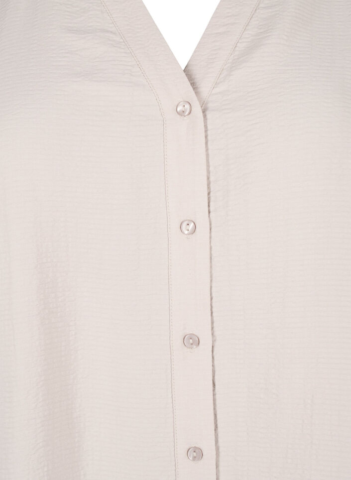 Chemisier en viscose à manches 3/4, Chateau Gray, Packshot image number 2