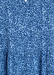 Robe &agrave; manches courtes coupe trap&egrave;ze avec d&eacute;coupes, Bleu, Packshot image number 2