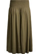 Jupe longue en viscose avec smocks, Vert, Packshot image number 1