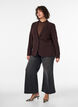 Blazer classique &agrave; fermeture &agrave; un bouton, Marron, Model image number 1