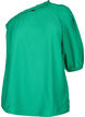 blouse à une épaule en viscose, Vert, Packshot image number 0