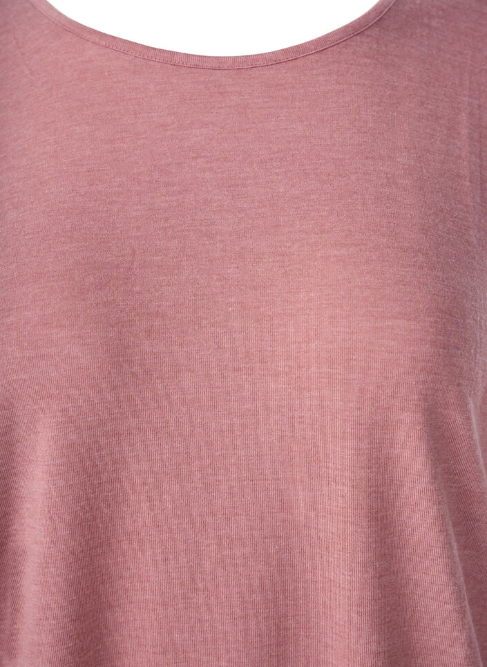 Blouse en jersey avec manches 3/4, Rose poudr&eacute;e, Packshot image number 2