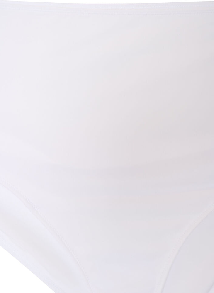 Slips aus Mikrofaser mit Innentasche, Wei&szlig;, Packshot image number 2