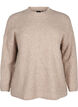 Pull à rayures et manches longues, Simply Taupe Mel., Packshot image number 0