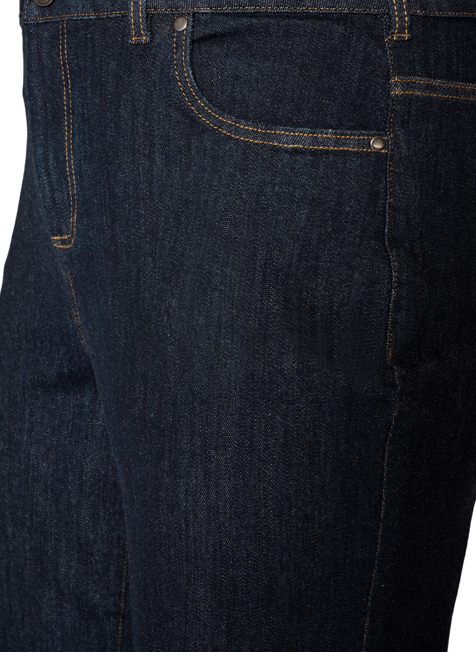 ZizziStraight Fit Jeans Kiana mit hoher Taille, Blau, Packshot image number 2