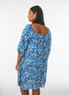 Robe de plage en viscose avec imprim&eacute;, Bleu, Model image number 2