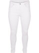 Extra schmale Amy Jeans mit hoher Taille, White, Packshot image number 0