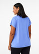Einfarbiges Trainings-T-Shirt, Blau, Model image number 2