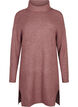 Strickkleid mit Rollkragen, Rot, Packshot image number 0