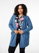 Cardigan en tricot c&ocirc;tel&eacute; avec poches, Bleu, Model image number 0