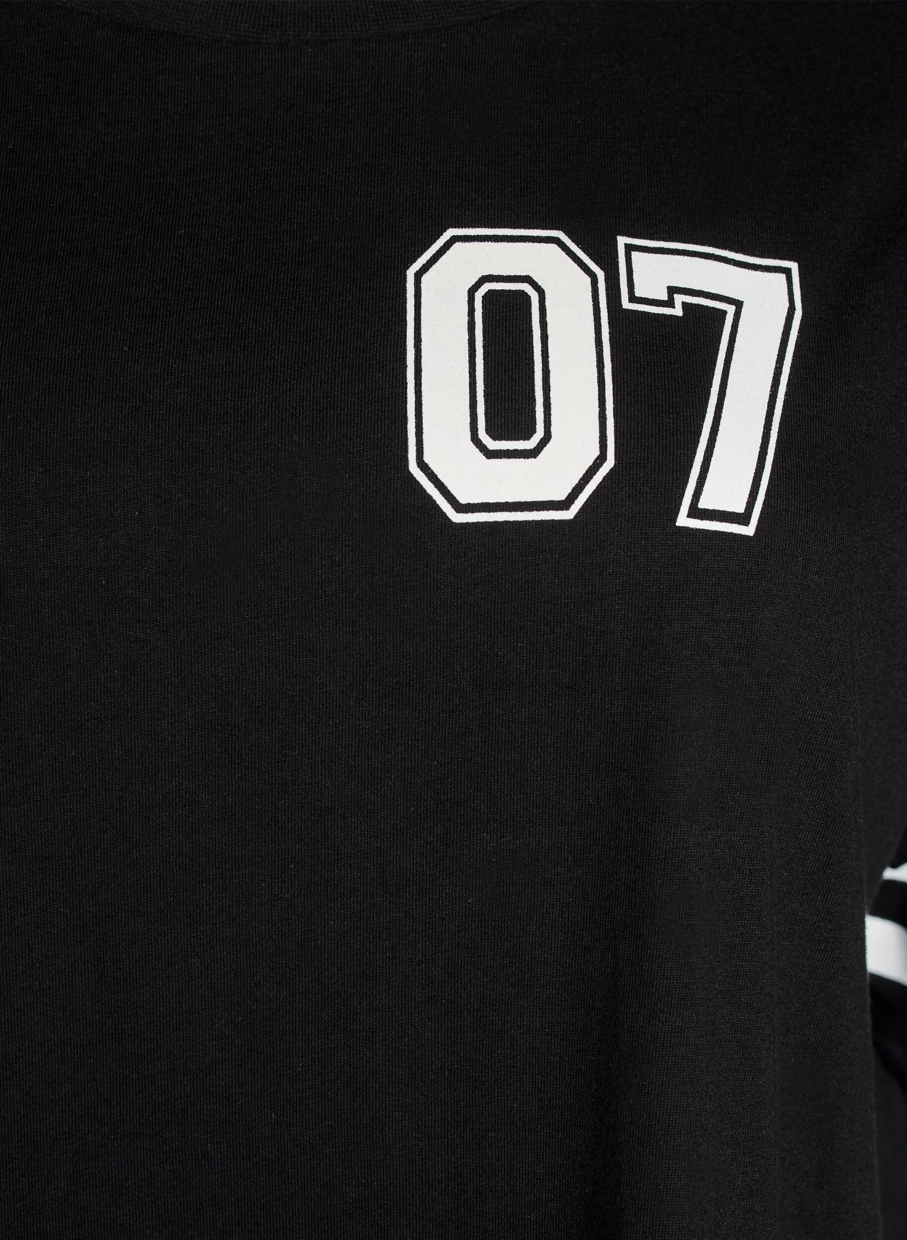 Zizzi Sportliches T-Shirtkleid aus Baumwolle, Schwarz, Packshot image number 2