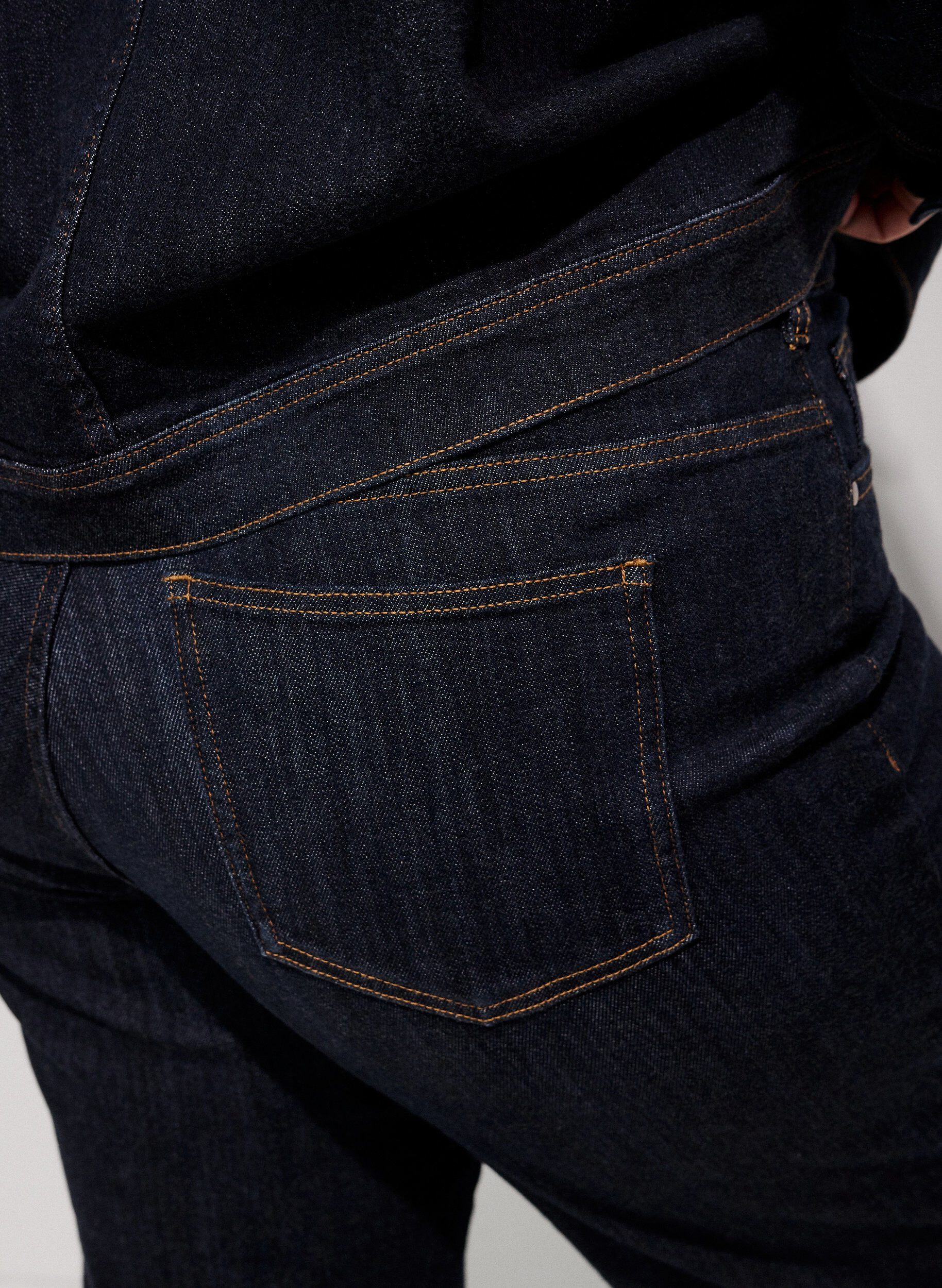 ZizziJean Kiana coupe droite taille haute, Bleu, Model image number 3