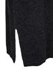 Langes, &uuml;bergro&szlig;es Strickkleid mit Schlitz, Grau, Packshot image number 3