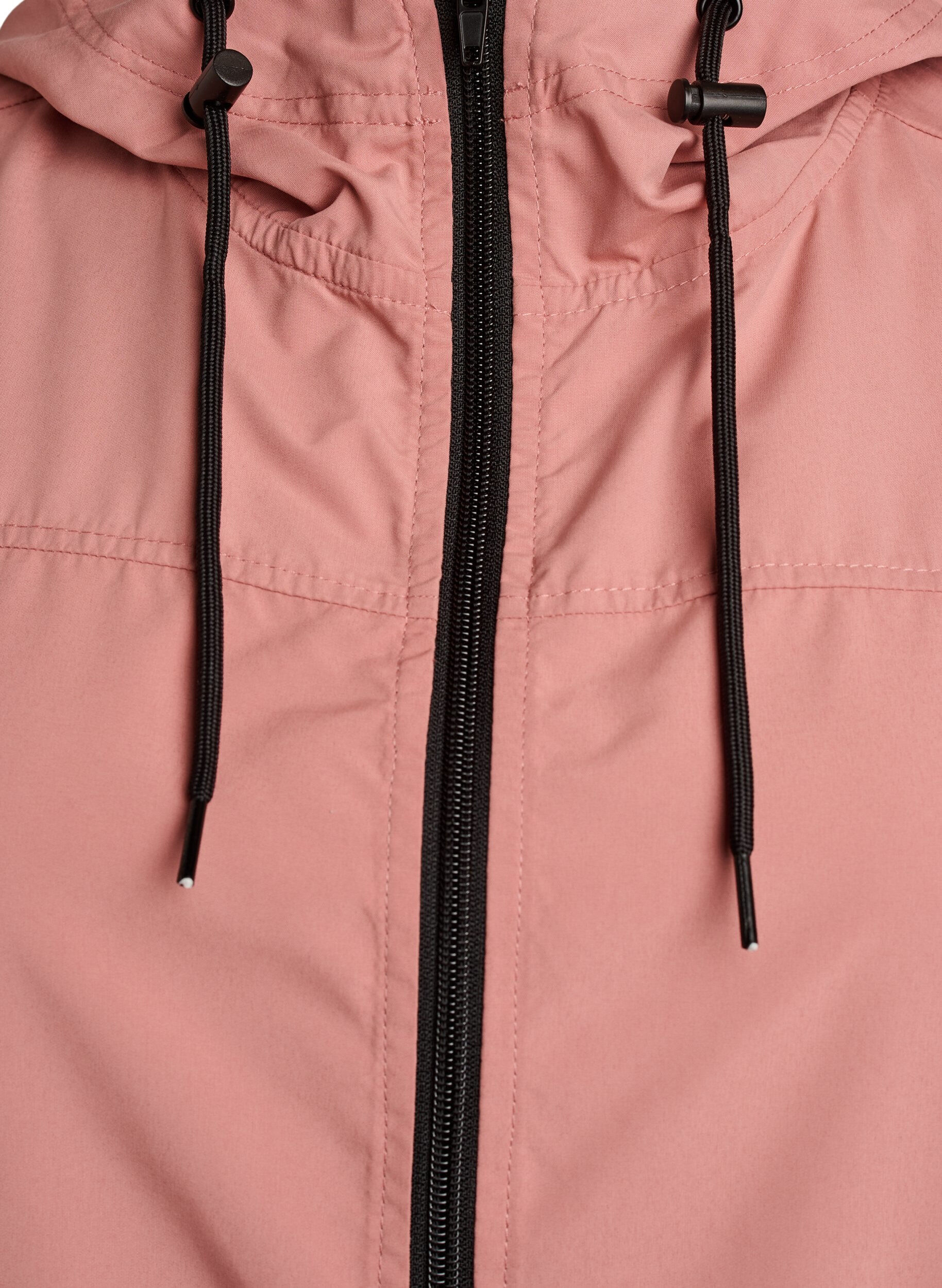 Zizzi FLASH - Parka hydrofuge &agrave; capuche, Rose, Packshot image number 2