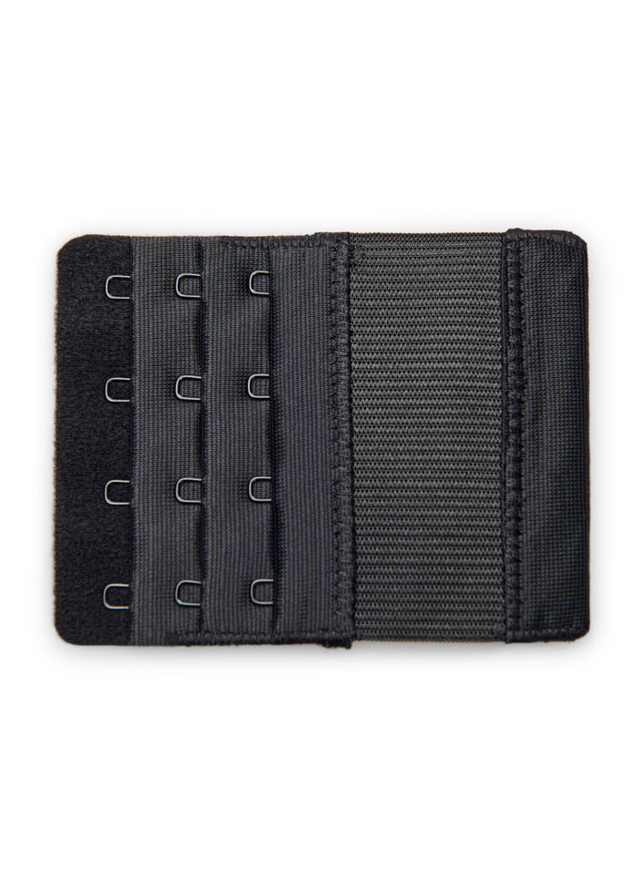 Prolongateur de soutien-gorge avec 6 crochets, Noir, Packshot image number 1