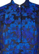 Robe courte en jacquard avec manches 3/4, Black Blue, Packshot image number 2