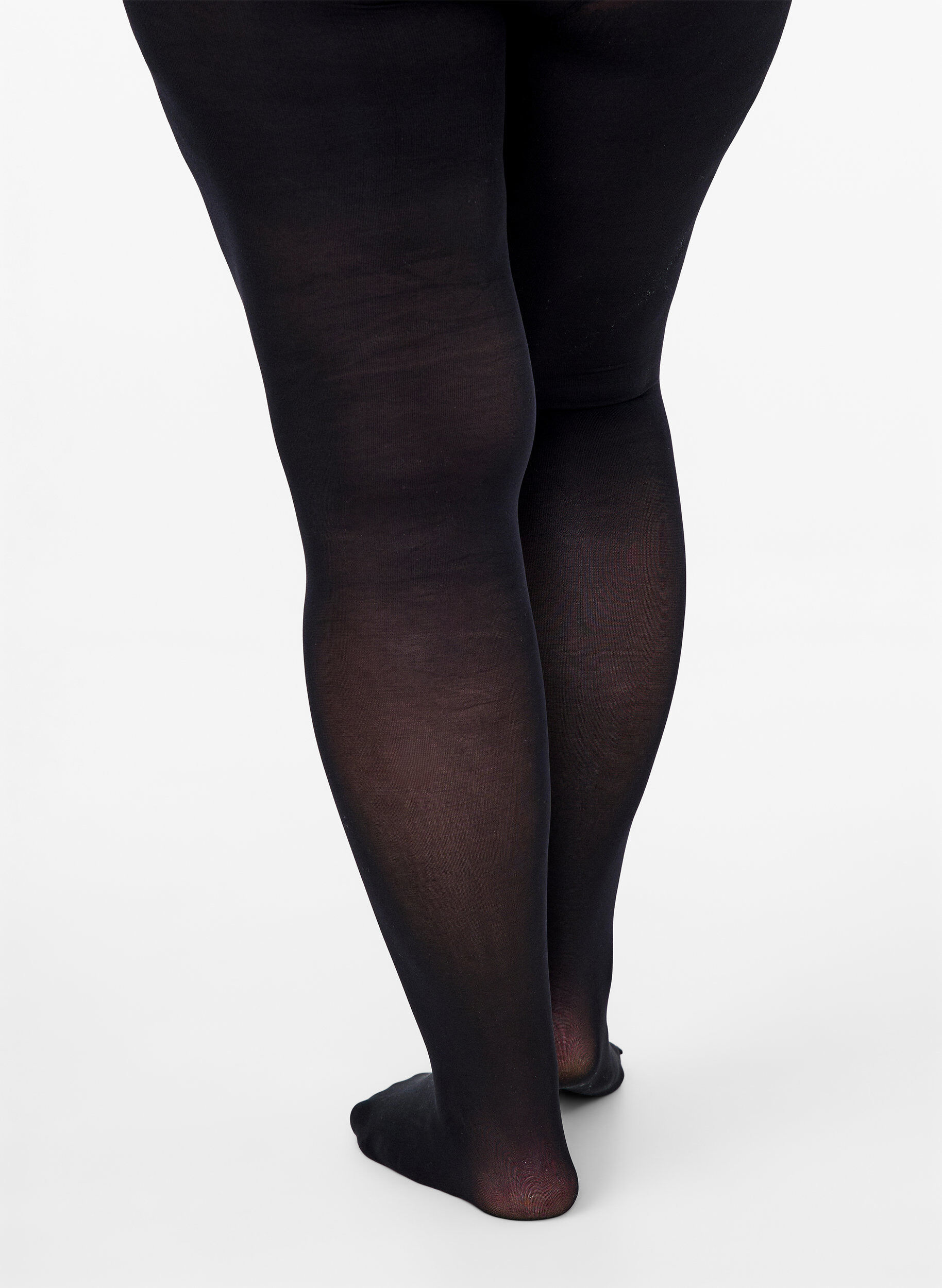 Zizzi Lot de 2 collants en 100 deniers, Noir, Model image number 2