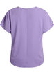 Blouse &agrave; manches courtes et encolure ronde, Mauve, Packshot image number 1