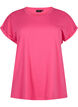 T-Shirt aus Baumwollmischung mit kurzen &Auml;rmeln, Pink, Packshot image number 0